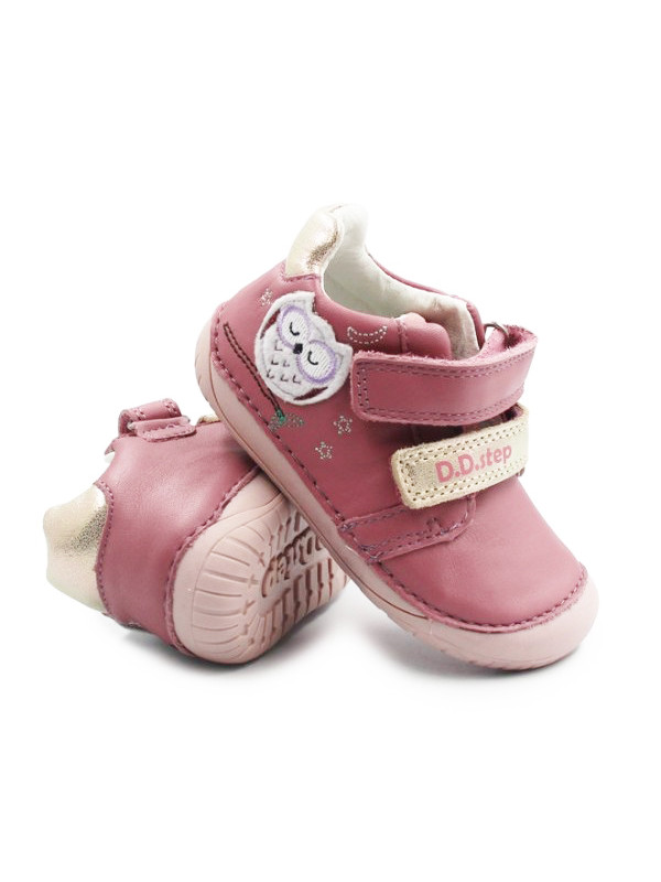 Buciki Barefoot Dla Dziewczynki na Jesień D.D.Step S070-62659BE Raspberry