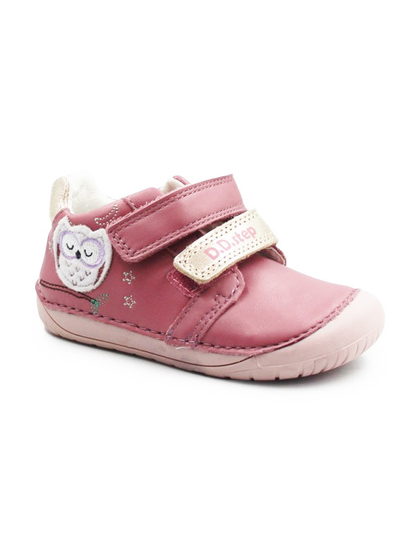 Buciki Barefoot Dla Dziewczynki na Jesień D.D.Step S070-62659BE Raspberry