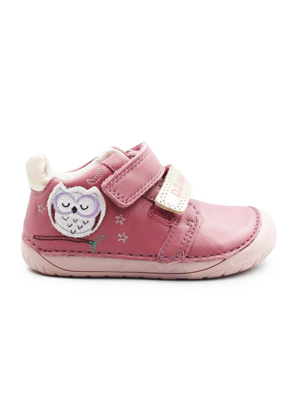 Buciki Barefoot Dla Dziewczynki na Jesień D.D.Step S070-62659BE Raspberry