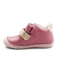 Buciki Barefoot Dla Dziewczynki na Jesień D.D.Step S070-62659BE Raspberry