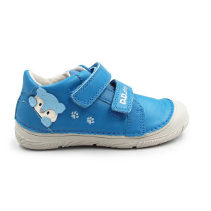 Wiosenne Półbuty Dla Chłopczyka Niebieskie Na Rzep D STEP S082-61703M Oceanic