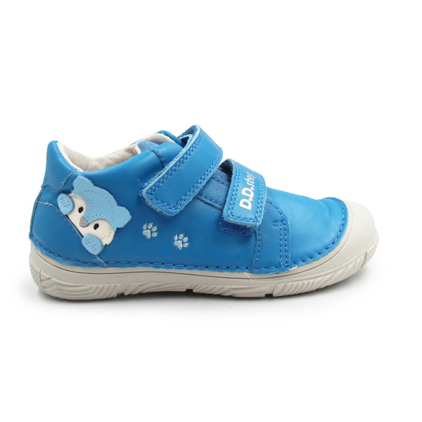 Wiosenne Półbuty Dla Chłopczyka Niebieskie Na Rzep D STEP S082-61703M Oceanic