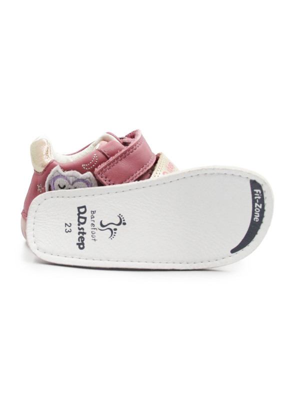 Buciki Barefoot Dla Dziewczynki na Jesień D.D.Step S070-62659BE Raspberry