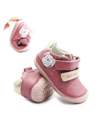 Buciki Barefoot Dla Dziewczynki na Jesień D.D.Step S070-62659BE Raspberry