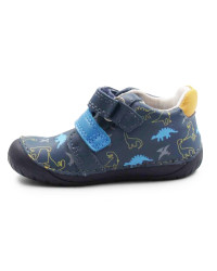 Buty Dla Chłopca na Jesień w Dinozaury Barefoot DD STEP S070-62594BV Royal Blue