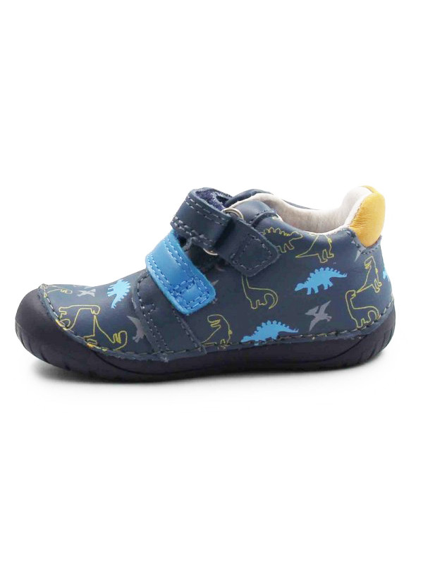 Buty Dla Chłopca na Jesień w Dinozaury Barefoot DD STEP S070-62594BV Royal Blue