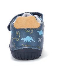 Buty Dla Chłopca na Jesień w Dinozaury Barefoot DD STEP S070-62594BV Royal Blue