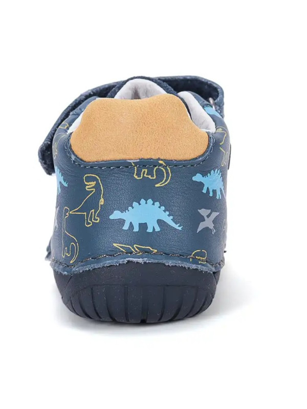 Buty Dla Chłopca na Jesień w Dinozaury Barefoot DD STEP S070-62594BV Royal Blue