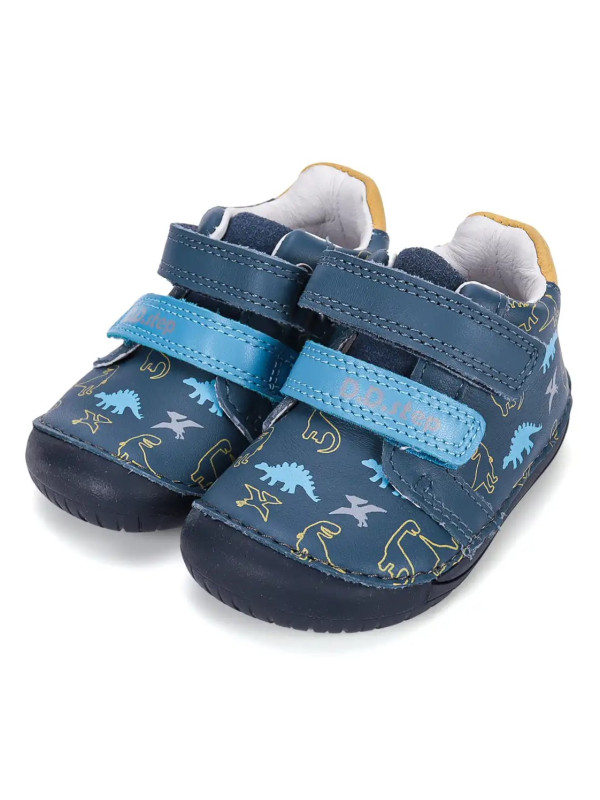 Buty Dla Chłopca na Jesień w Dinozaury Barefoot DD STEP S070-62594BV Royal Blue