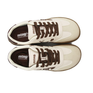 Półbuty damskie na wiosnę barefoot vegan MTNG 60948-C59379 wonderly sand