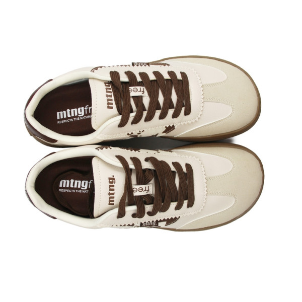 Półbuty damskie na wiosnę barefoot vegan MTNG 60948-C59379 wonderly sand