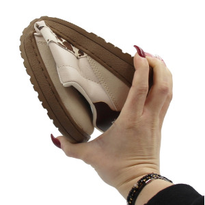 Półbuty damskie na wiosnę barefoot vegan MTNG 60948-C59379 wonderly sand