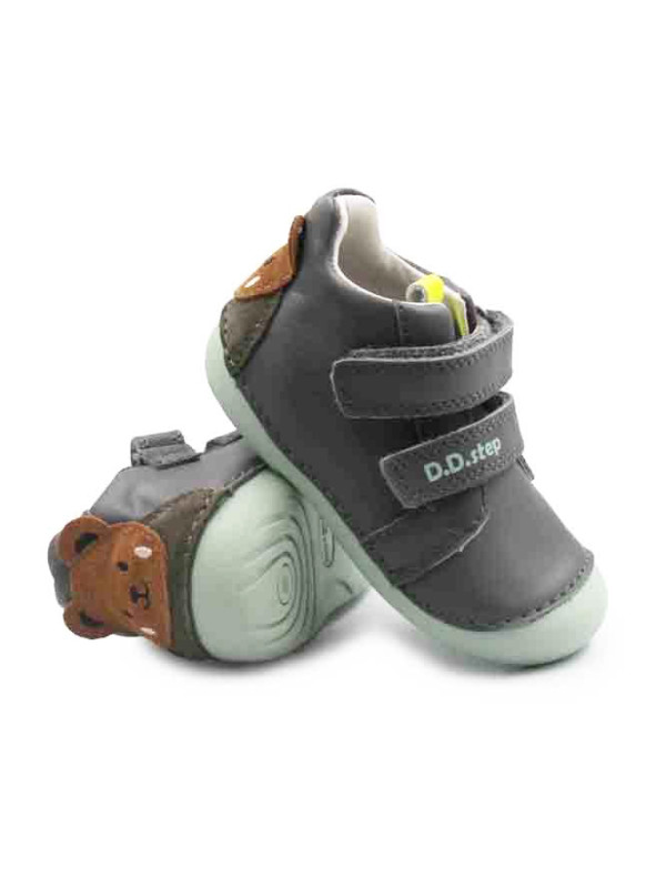 Buty Dla Chłopczyka Na Jesień z Misiem DD STEP S015-62120BV Marine Grey