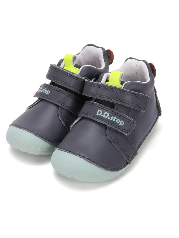 Buty Dla Chłopczyka Na Jesień z Misiem DD STEP S015-62120BV Marine Grey