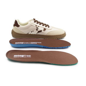 Półbuty damskie na wiosnę barefoot vegan MTNG 60948-C59379 wonderly sand