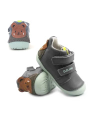 Buty Dla Chłopczyka Na Jesień z Misiem DD STEP S015-62120BV Marine Grey