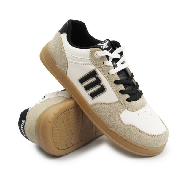 Męskie buty typu barefoot MTNG 84766-C59405 plity ecru/action pu blanco