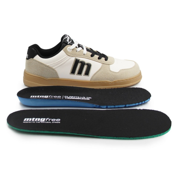 Męskie buty typu barefoot MTNG 84766-C59405 plity ecru/action pu blanco