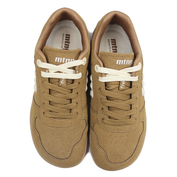 Sportowe damskie młodzieżowe buty barefoot na wiosnę MTNG 60840-C59392 plity taupe/losfo beige