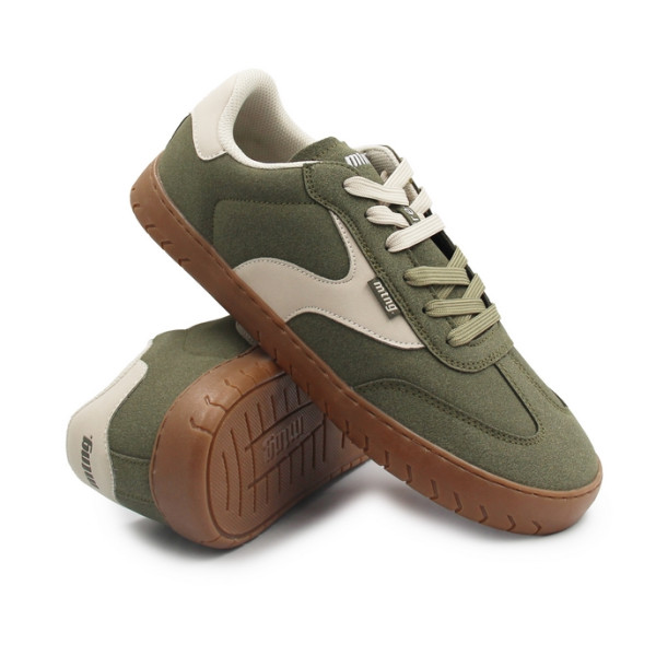 Sportowe barefoot na wiosnę dla mężczyzn MTNG 84806-C59409 plity kaky/abi gris claro