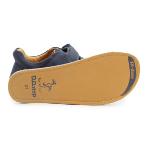 Półbuty Chłopięce Na Wiosnę Granatowe Barefoot DD STEP S063-61983 Royal Blue