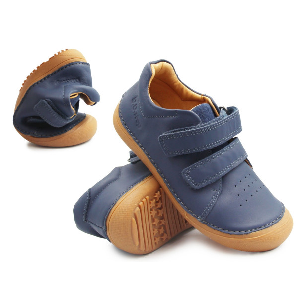 Półbuty Chłopięce Na Wiosnę Granatowe Barefoot DD STEP S063-61983 Royal Blue
