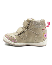 Buty Dla Dziewczynki na Jesień Kotek Wojtyłko 1T27067 Złoty
