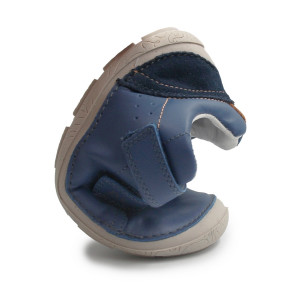 Chłopięce Buty Barefoot Na Wiosnę Skórzane DD STEP S116-61960L Royal Blue