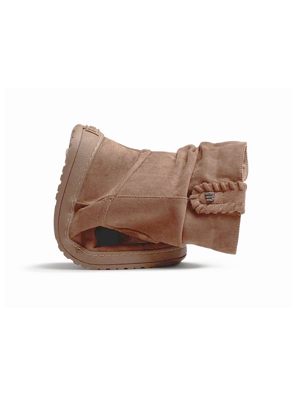 Botki barefoot damskie MTNG Free Alask 85504-C60916 Taupe