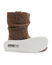Botki barefoot damskie MTNG Free Alask 85504-C60916 Taupe