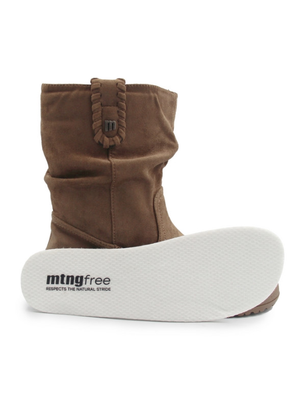 Botki barefoot damskie MTNG Free Alask 85504-C60916 Taupe