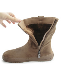 Botki barefoot damskie MTNG Free Alask 85504-C60916 Taupe