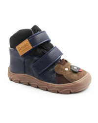 Buty Dla Chłopca Na Jesień i Zimę Miś Ameko Atlas-Lion-N​avy + Wkładka Termoizolacyjna