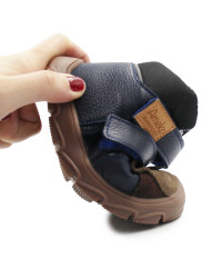 Buty Dla Chłopca Na Jesień i Zimę Miś Ameko Atlas-Lion-N​avy + Wkładka Termoizolacyjna