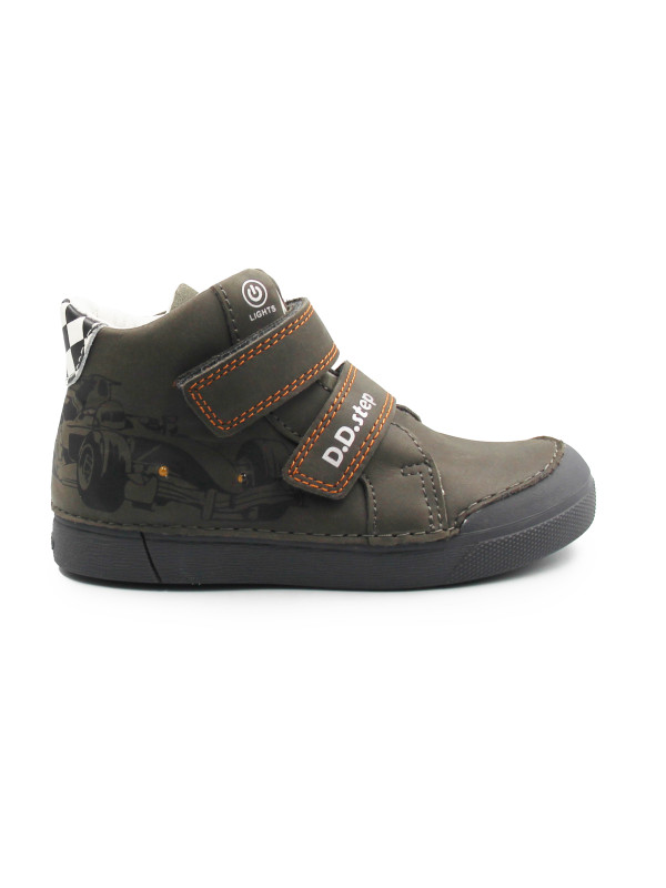 Buty Dla Chłopców Na Jesień Świecące LED DD STEP A068-62454M Marine Grey