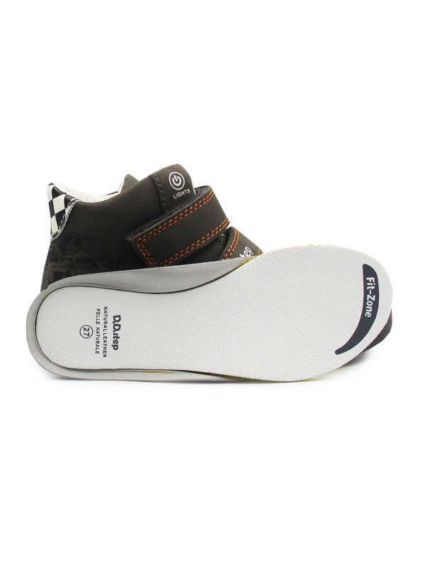 Buty Dla Chłopców Na Jesień Świecące LED DD STEP A068-62454M Marine Grey