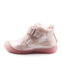 Różowe Buty Dla Dziewczynki na Jesień Świecące w Ciemności Ocieplane DD STEP A082-62750AM Rose Gold
