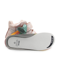Różowe Buty Dla Dziewczynki na Jesień Świecące w Ciemności Ocieplane DD STEP A082-62750AM Rose Gold