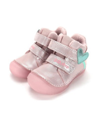 Różowe Buty Dla Dziewczynki na Jesień Świecące w Ciemności Ocieplane DD STEP A082-62750AM Rose Gold