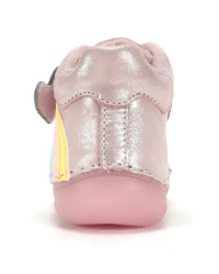 Różowe Buty Dla Dziewczynki na Jesień Świecące w Ciemności Ocieplane DD STEP A082-62750AM Rose Gold