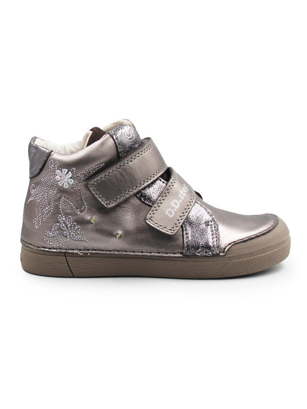 Buty Dziewczęce na Jesień Świecące LED DD STEP A068-62147AM Copper