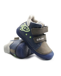Ocieplane Buty Dla Chłopców Świecące w Ciemności DD STEP A082-62203M Royal Blue