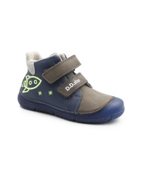 Ocieplane Buty Dla Chłopców Świecące w Ciemności DD STEP A082-62203M Royal Blue