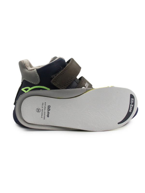 Ocieplane Buty Dla Chłopców Świecące w Ciemności DD STEP A082-62203M Royal Blue