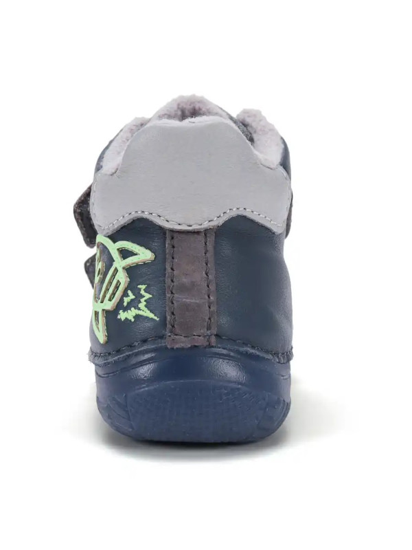 Ocieplane Buty Dla Chłopców Świecące w Ciemności DD STEP A082-62203M Royal Blue