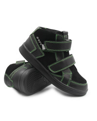 Czarne Buty Chłopięce na Jesień Sportowe Bartek 86317​-71