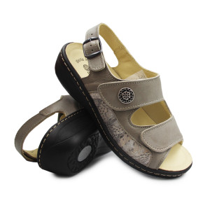 Damskie Sandały Skórzane Dr...