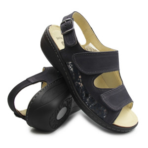 Damskie Sandały Na Szeroką...