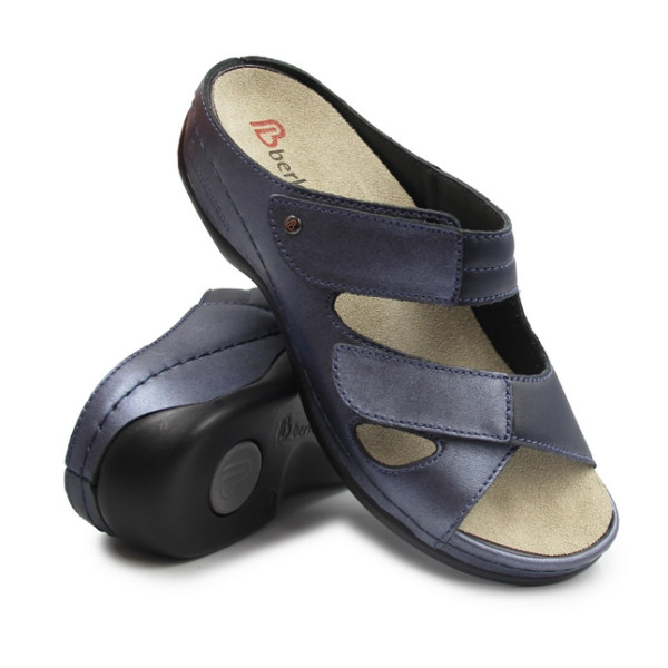 Klapki dla seniorek ze skóry naturalnej Berkemann janna 01027-371