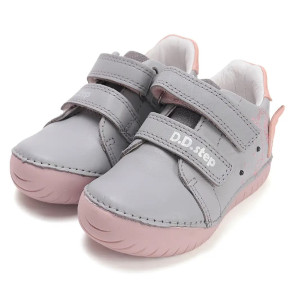 Buty Dla Dziewczynki Wiosenne Świecące LED z Jednorożcem DD STEP S050-61970 Dove Grey